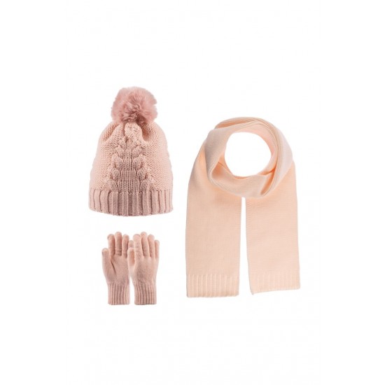 Suyutti, Комплект за момичета ( Шапка - Шал- Ръкавици ) 