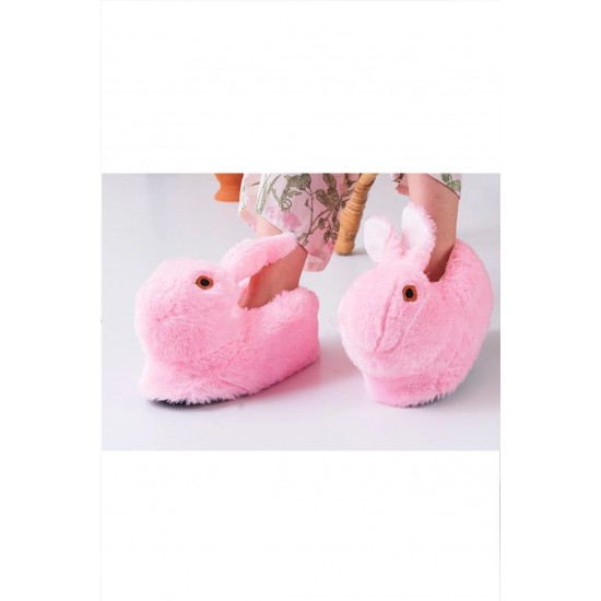 Дамски пандуф, фигура на заек, Розово, 38-40 EU