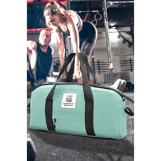 Чанта Unisex, За фитнес, пътуване, Tonny Black, Green