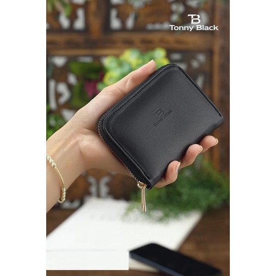 Дамски портфейл, Черен, One Size, Tonny Black