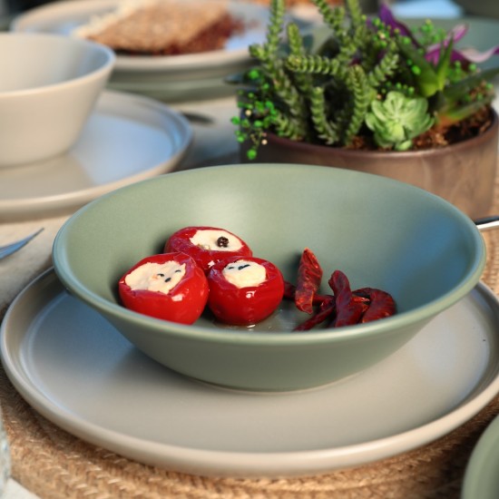 Пълен сервиз за маса, Keramika, River, 24 части, Керамика, многоцветен