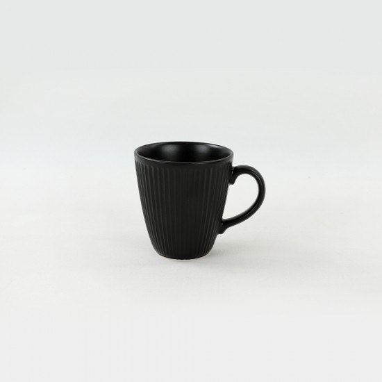 Комплект чаша за кафе 6 броя, Matte Black Myra  ( 330 мл ) 