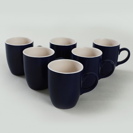 Комплект чаша за кафе 6 броя, Matte White Cloud Mug ( 300 мл ) 