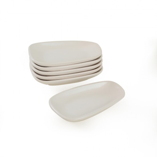 Комплект купичка за паста/ салата ( б броя ) Matte/ White