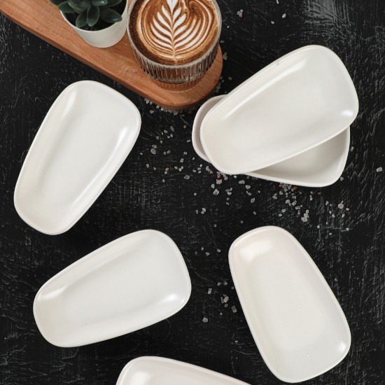 Комплект купичка за паста/ салата ( б броя ) Matte/ White