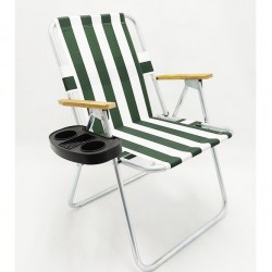 Сгъваем къмпинг стол, Зелен-Бял