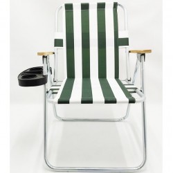 Сгъваем къмпинг стол, Зелен-Бял