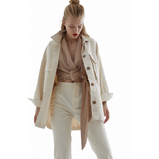 Бежов/ Широка дамска риза 