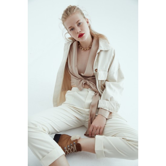 Бежов/ Широка дамска риза 