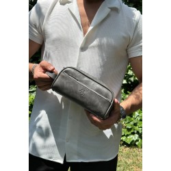 Мъжки комплект, POLO Air,Чанта, Портфейл, Колан, Часовник, Сив