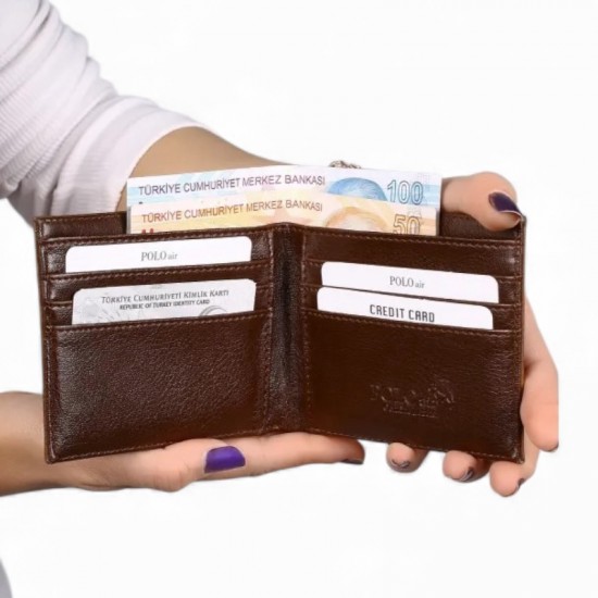 Мъжки комплект, POLO Air, Портфейл, Картодържател, Колан, Camel