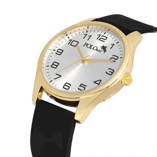 Мъжки подаръчен комплект, запалка Zippo, колан, черен часовник, портфейл, Polo Air, кафяво