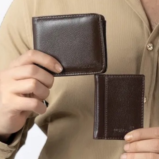 Мъжки подаръчен комплект, запалка Zippo, колан, черен часовник, портфейл, Polo Air, кафяво