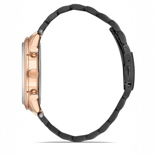 Мъжки комплект, 55 мл Парфюм и часовник, Polo Air, Злато/Черно