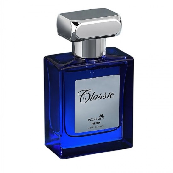 Мъжки комплект, 55 мл Парфюм и часовник, Polo Air, черен