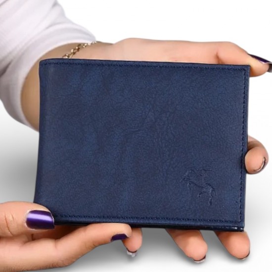 Мъжки комплект, POLO Air, портфейл и часовници, Тъмносин