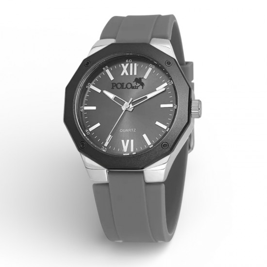 Мъжки комплект, POLO Air, портфейл и часовници, черен