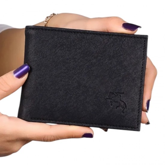 Мъжки комплект, POLO Air, портфейл и часовници, черен