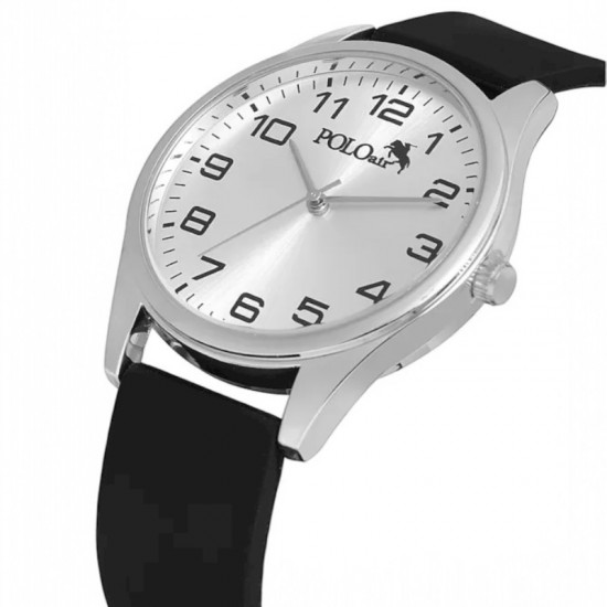 Мъжки подаръчен комплект, запалка Zippo, колан, часовник, портфейл, Polo Air, черен 