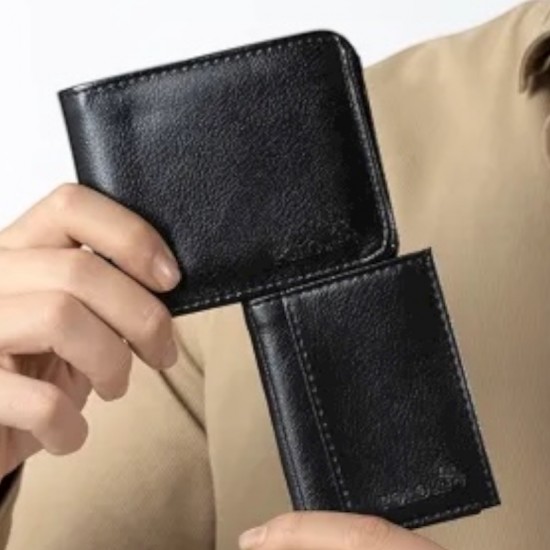 Мъжки подаръчен комплект, запалка Zippo, колан, часовник, портфейл, Polo Air, черен 