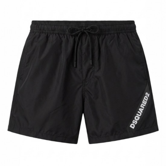 Мъжки бански шорти DSQUARED2, Черни с лого