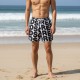 Мъжки бански шорти DSQUARED2, Черно-бели с лого