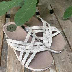 Дамски бежови сандали