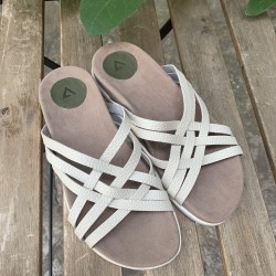 Дамски бежови сандали