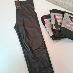 Тънък кожен матов клин