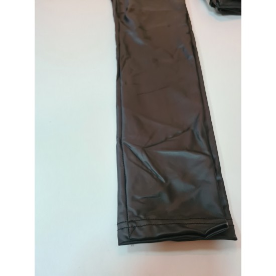 Тънък кожен матов клин