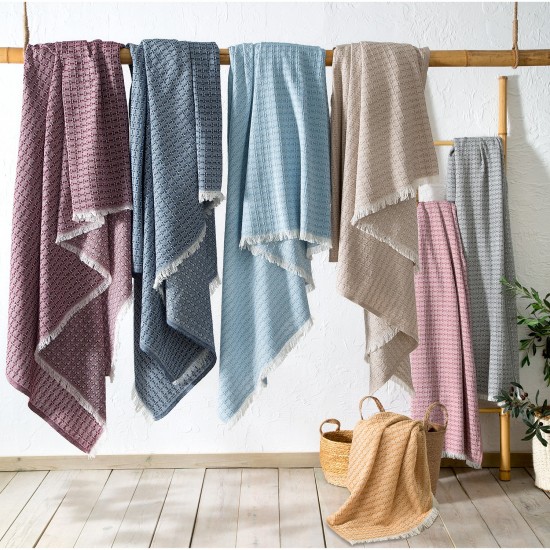 Покривка за легло Yatas, Лилав, 200х220 см