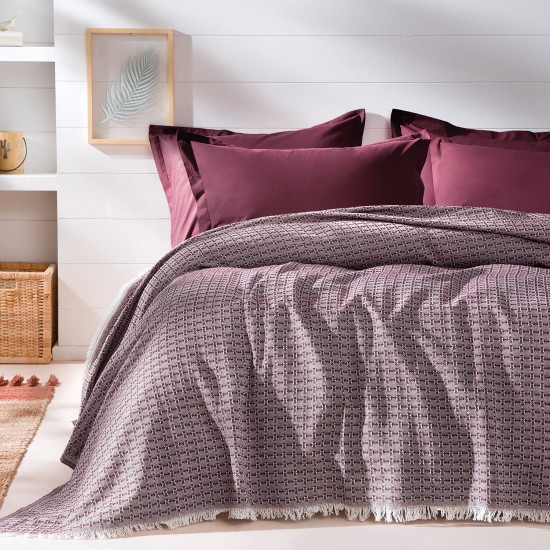 Покривка за легло Yatas, Лилав, 200х220 см
