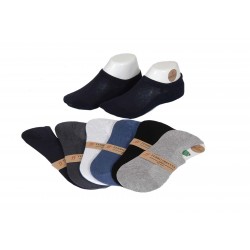 Мъжки изрязани чорапи с къс конч от бамбука  (6 Броя)