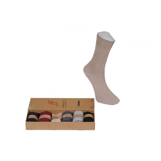 Мъжки чорапи от бамбук /40-45 номер/ (6 Броя)