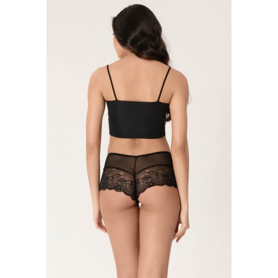 Дантелени черни прашки